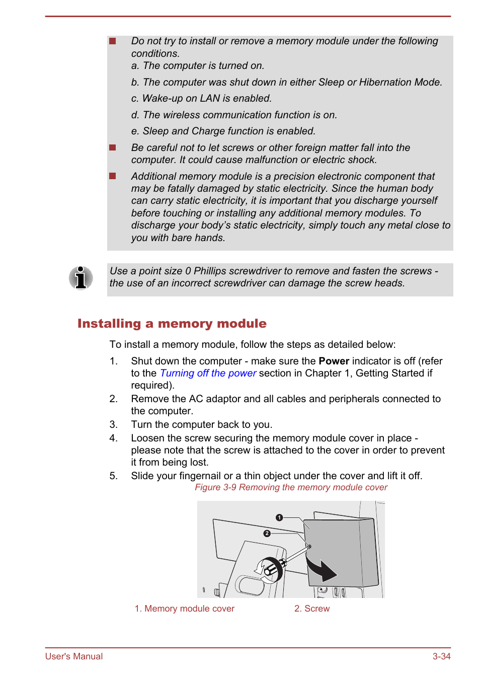 Installing a memory module | Toshiba Qosmio DX730 User Manual | Page 79 / 142