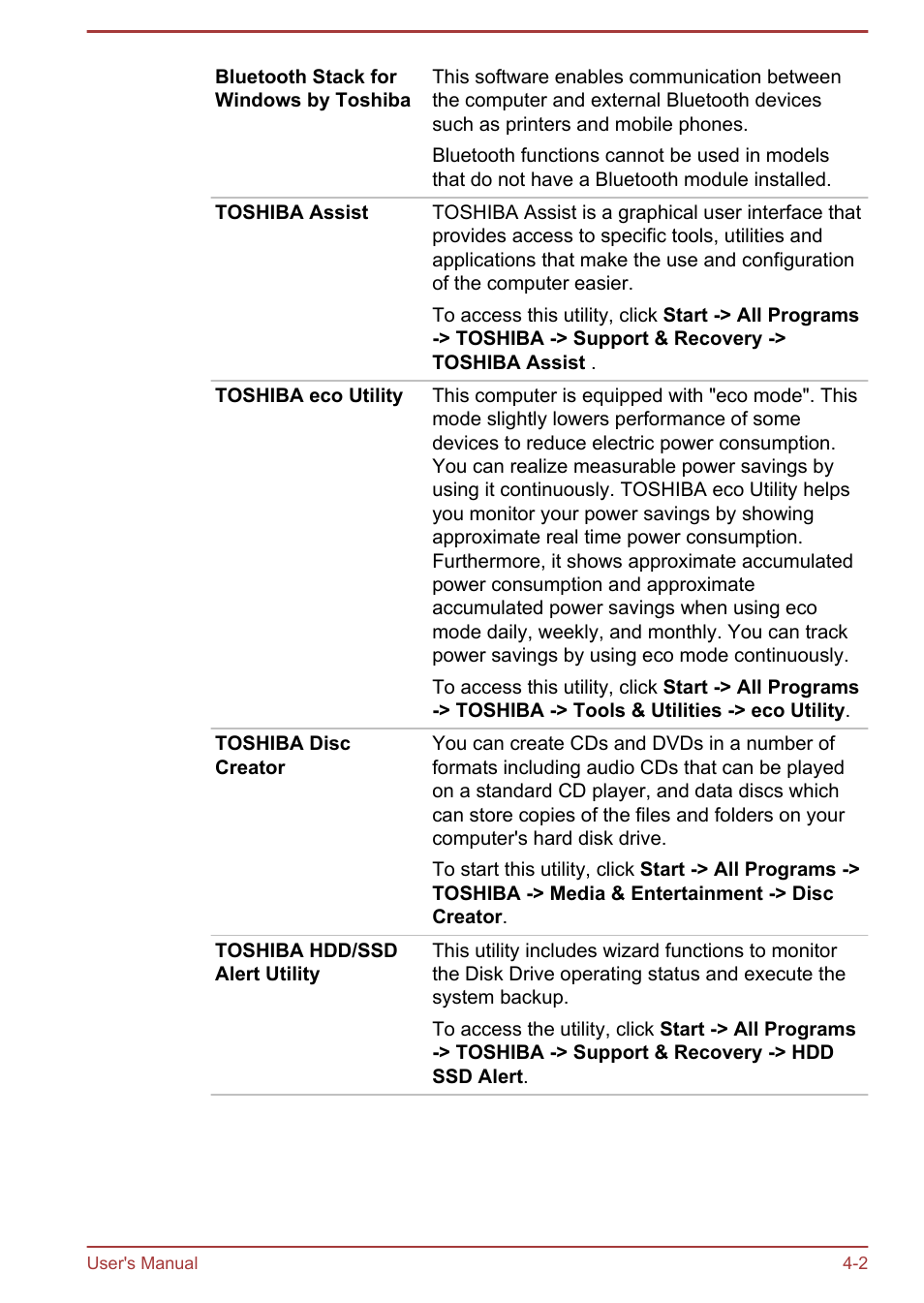 Toshiba Qosmio DX730 User Manual | Page 92 / 142