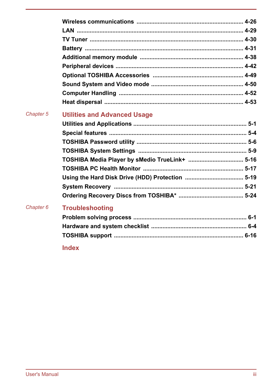 Toshiba Satellite P870 User Manual | Page 3 / 161