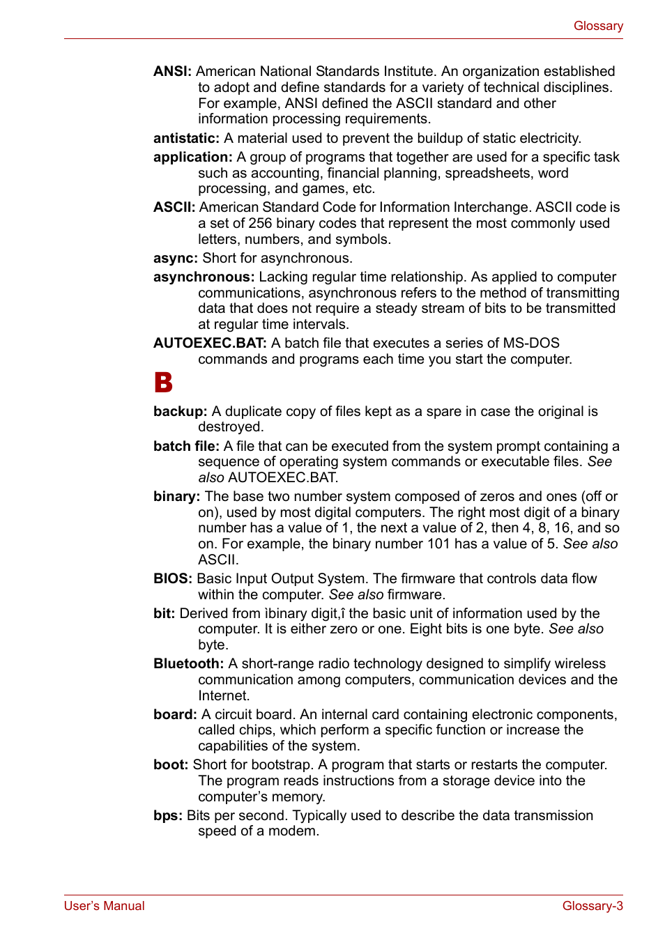 Toshiba Satellite M40 (PSM40) User Manual | Page 187 / 201