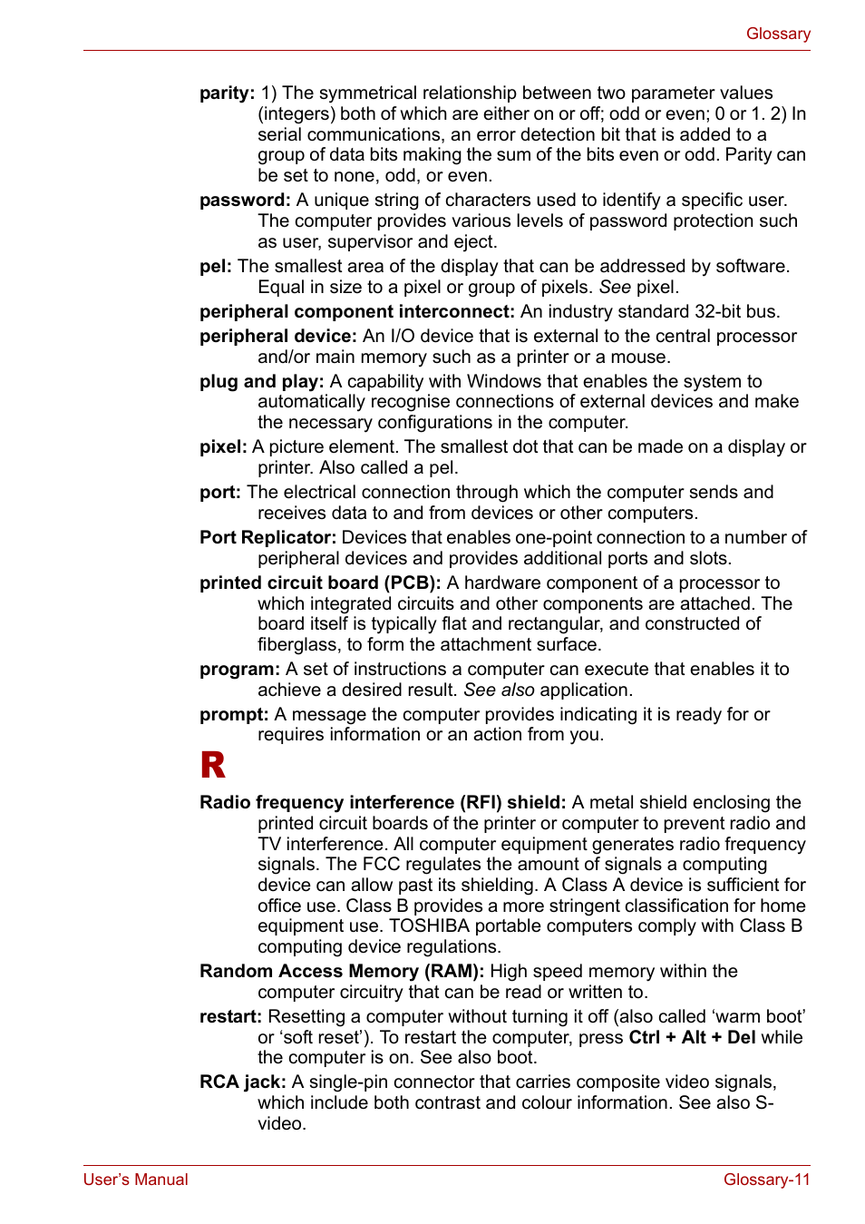 Toshiba Satellite M40 (PSM40) User Manual | Page 195 / 201