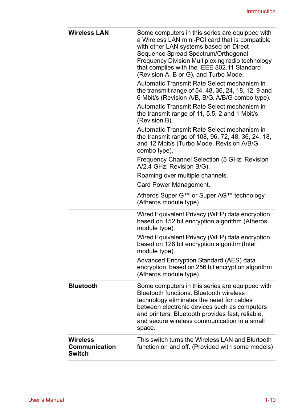 Toshiba Satellite M40 (PSM40) User Manual | Page 41 / 201