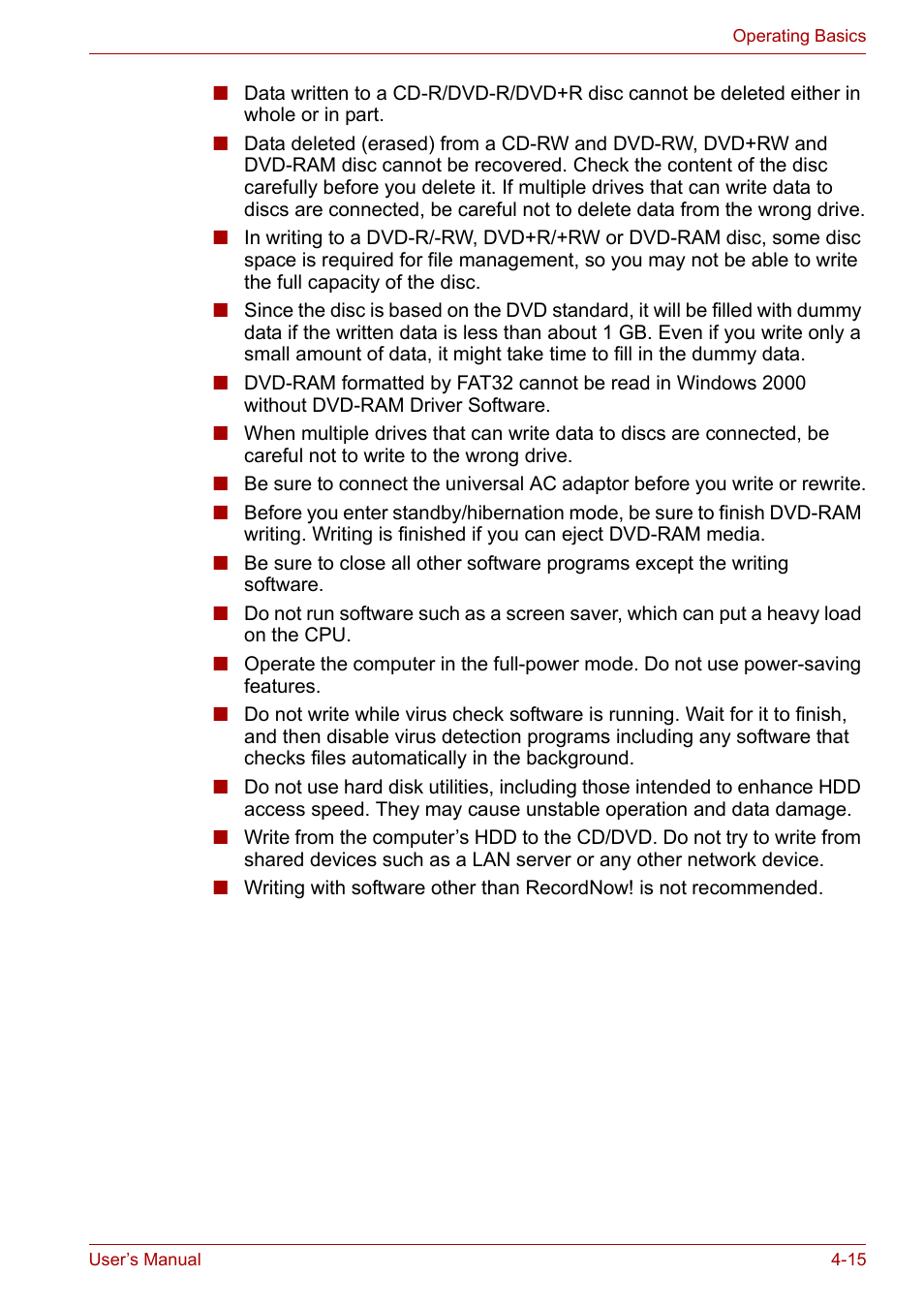 Toshiba Satellite M40 (PSM40) User Manual | Page 88 / 201