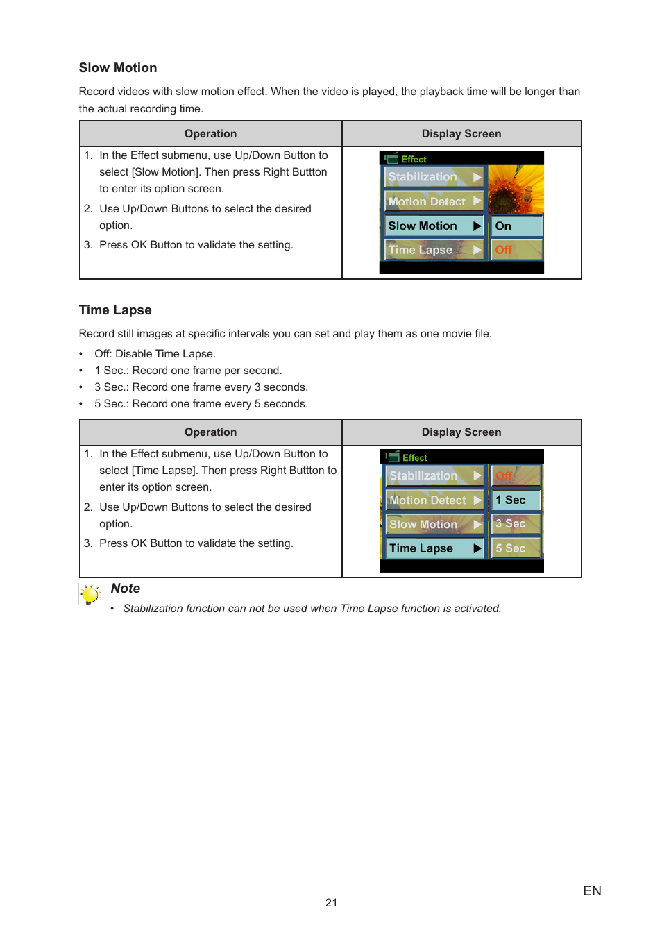 Toshiba Camileo S20 User Manual | Page 21 / 49