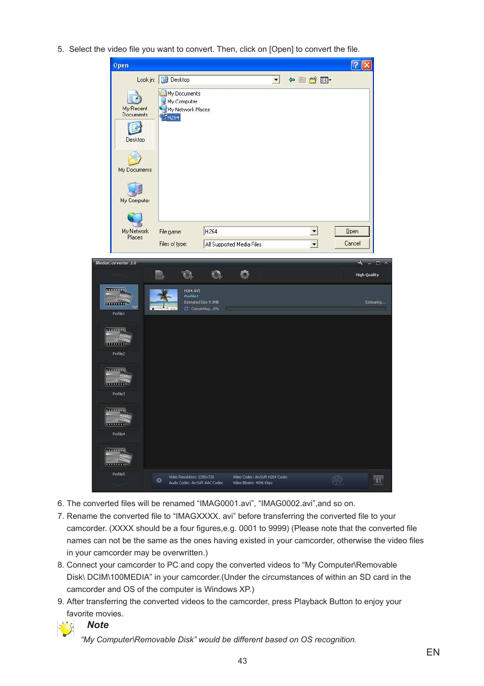 Toshiba Camileo S20 User Manual | Page 43 / 49