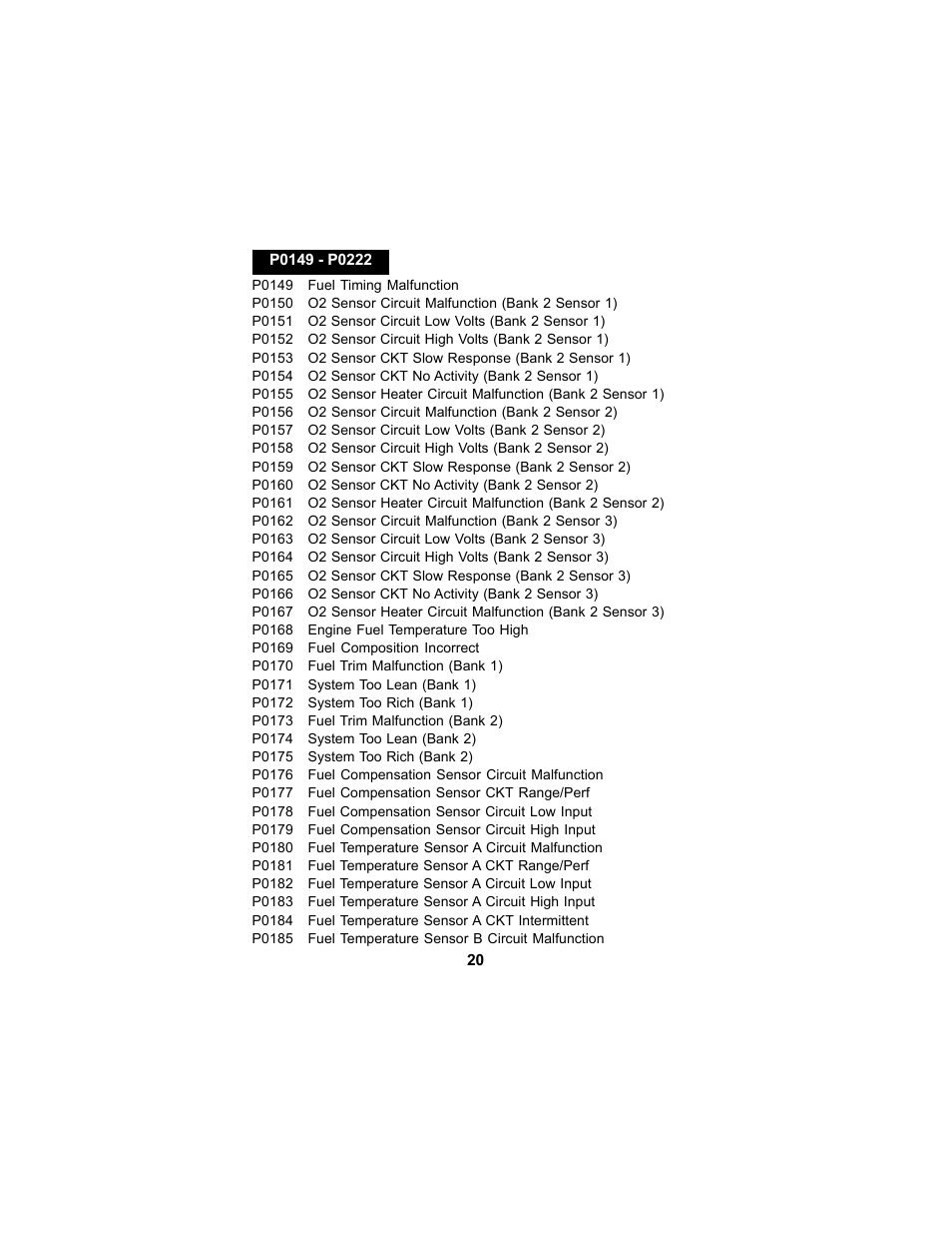 Actron CP9125 User Manual | Page 20 / 46