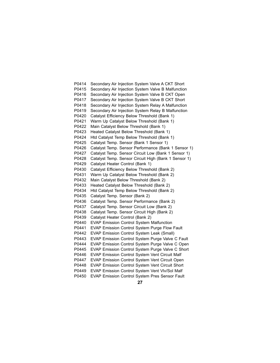 Actron CP9125 User Manual | Page 27 / 46