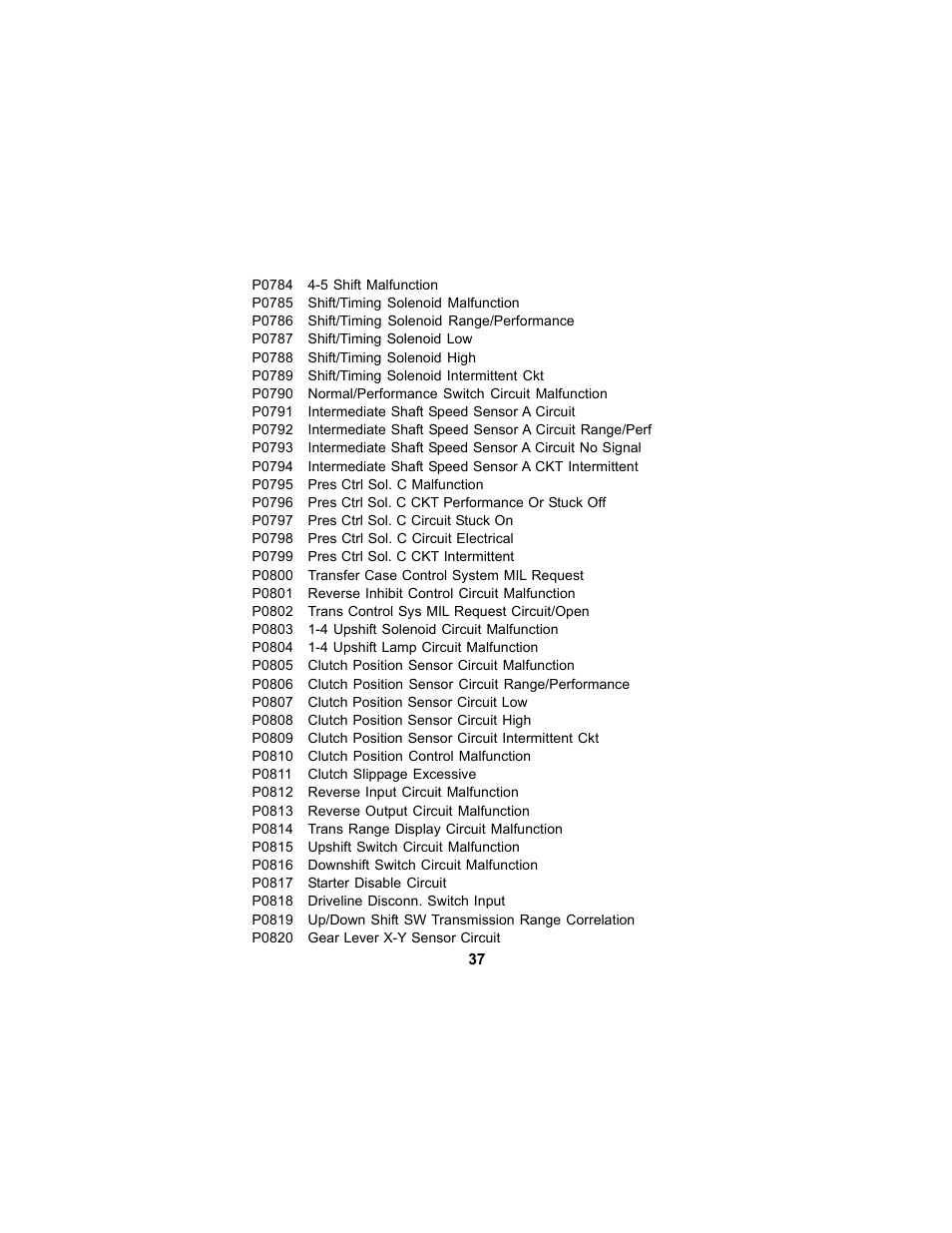 Actron CP9125 User Manual | Page 37 / 46