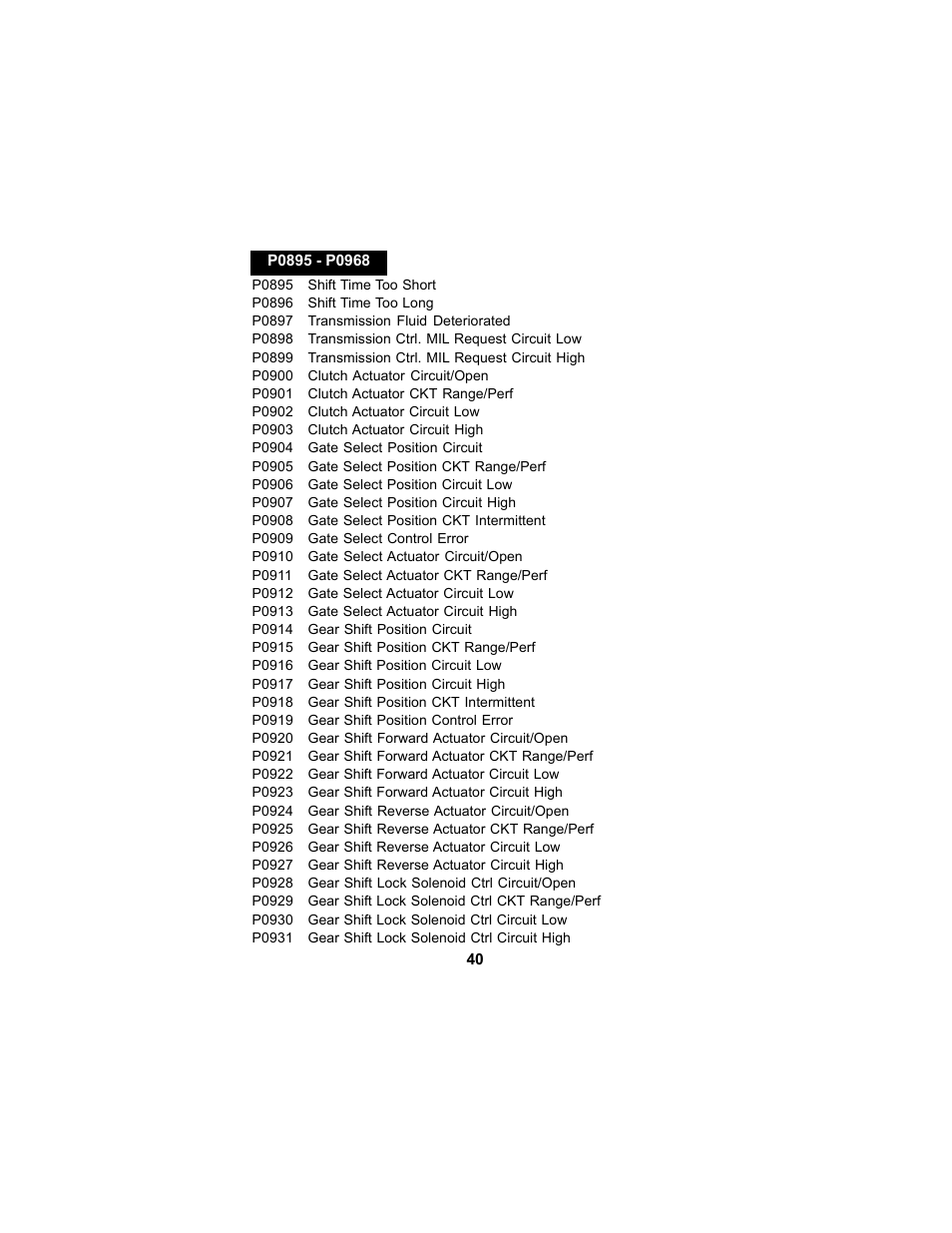 Actron CP9125 User Manual | Page 40 / 46