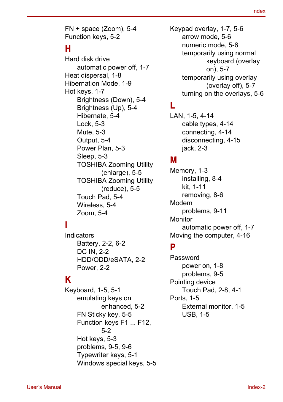 Toshiba NB200 User Manual | Page 143 / 144