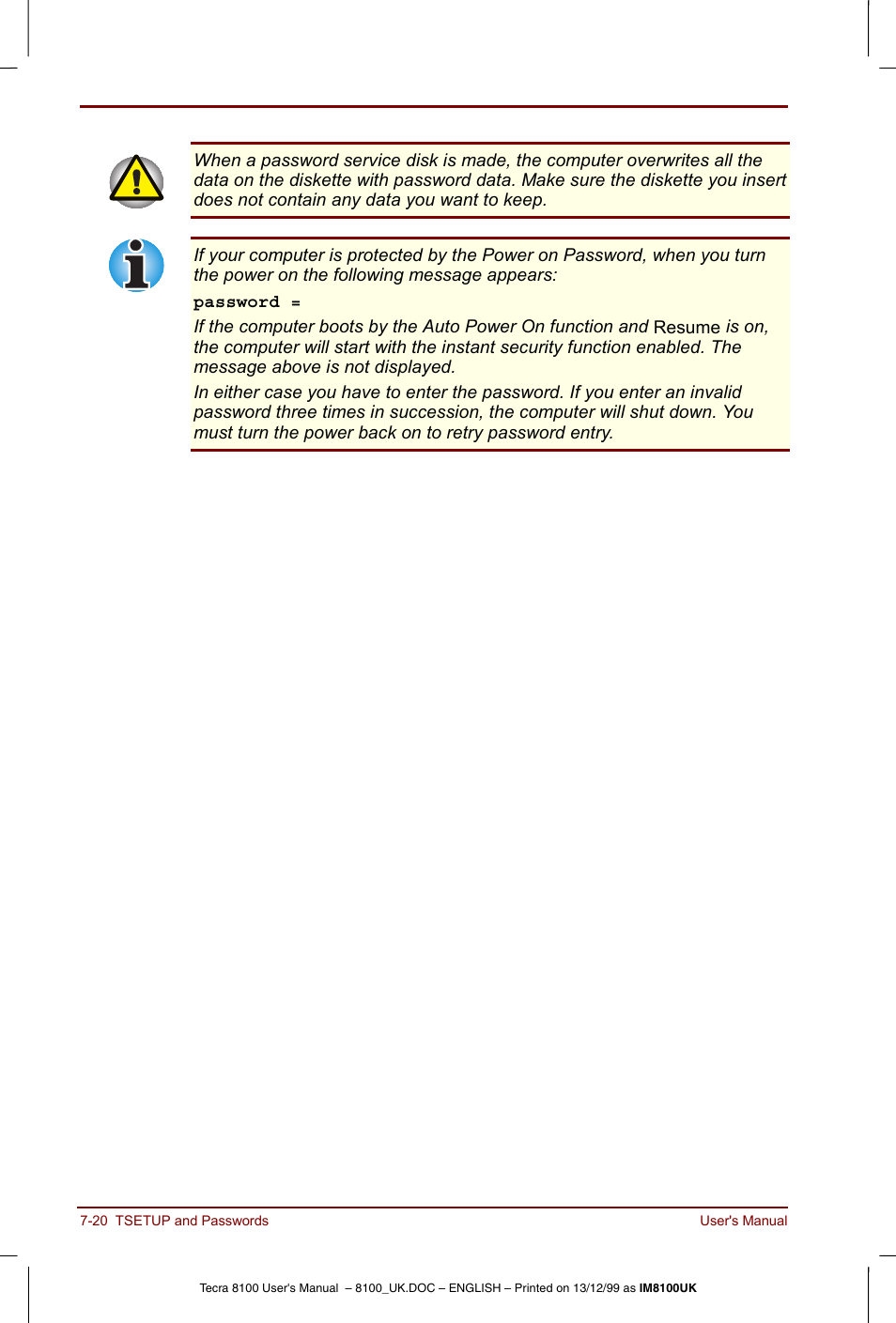 Toshiba Tecra 8100 User Manual | Page 122 / 226