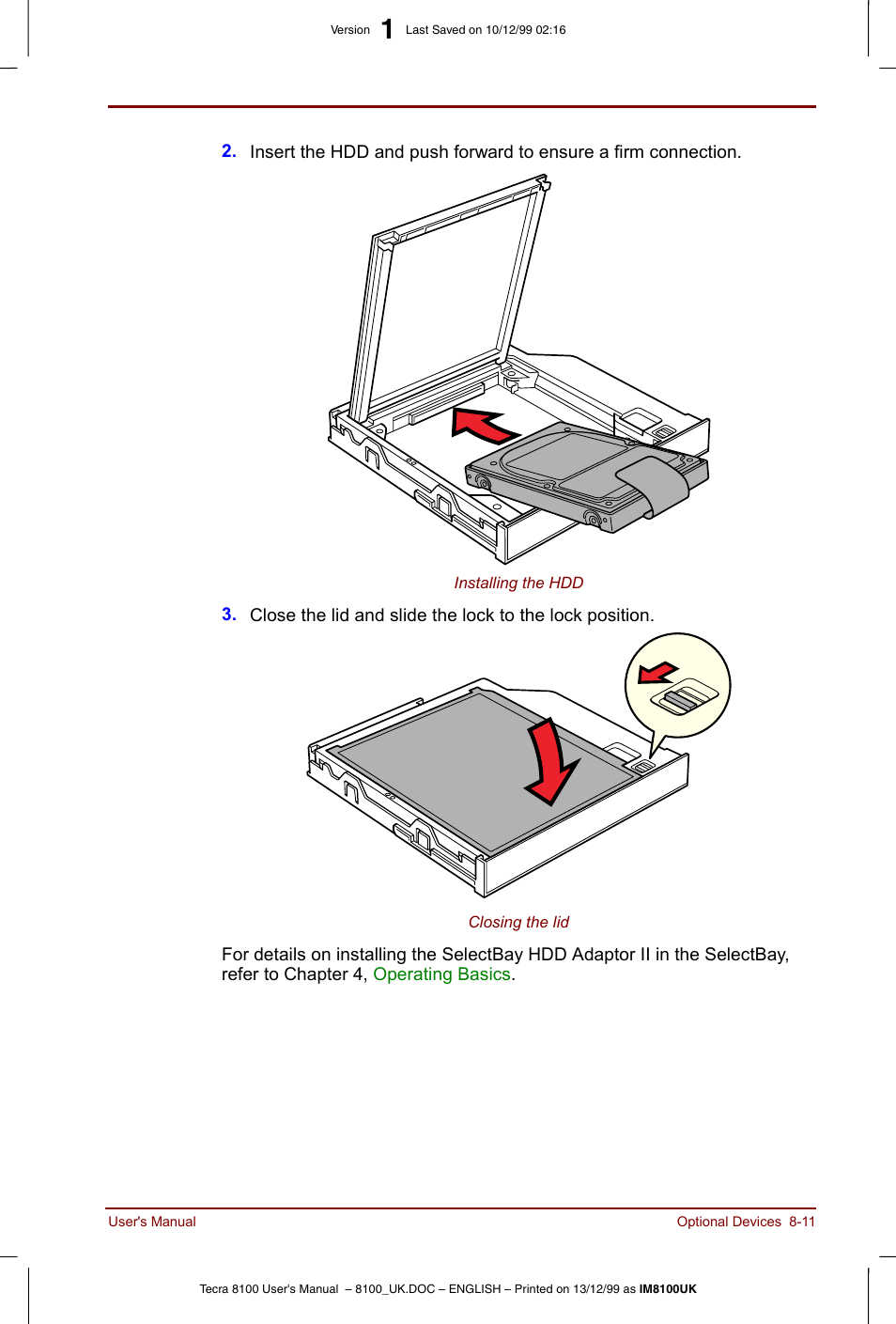 Toshiba Tecra 8100 User Manual | Page 133 / 226