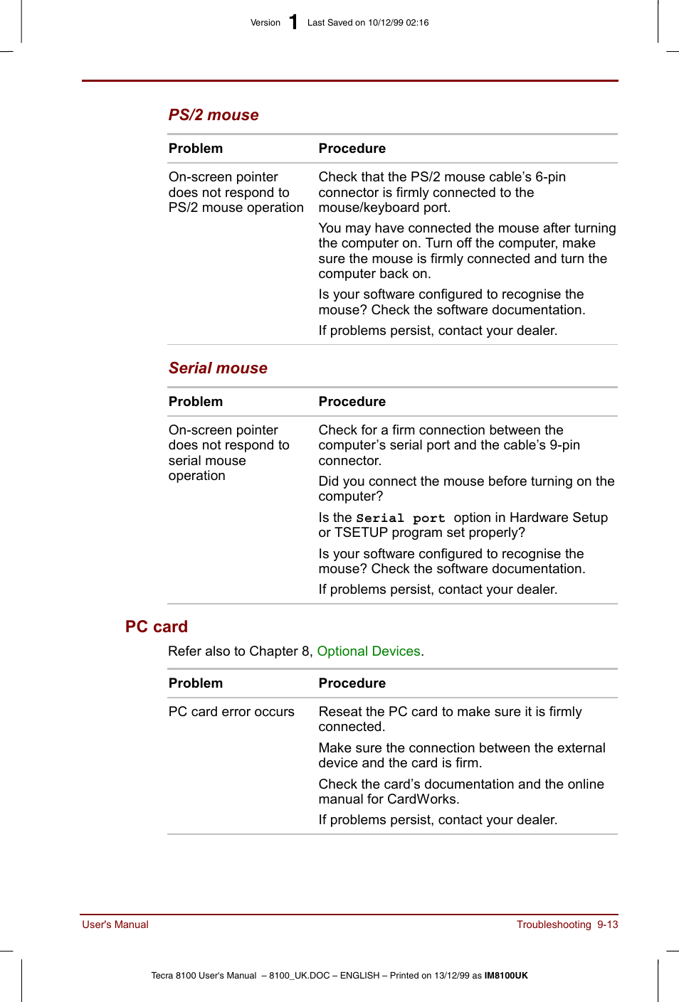 Pc card -13, Pc card | Toshiba Tecra 8100 User Manual | Page 153 / 226