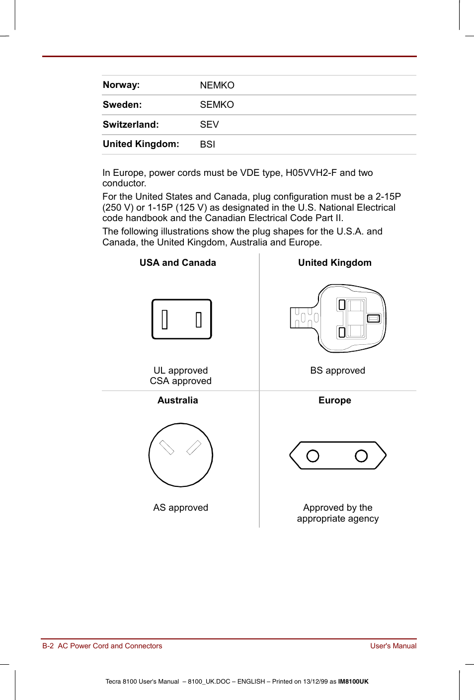 Toshiba Tecra 8100 User Manual | Page 174 / 226