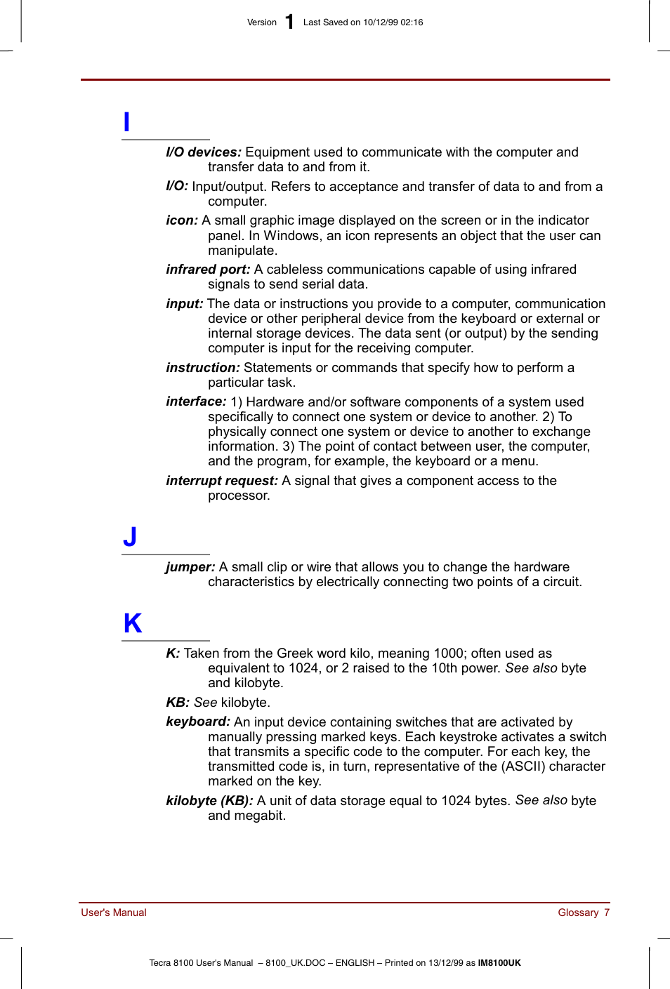 Toshiba Tecra 8100 User Manual | Page 213 / 226