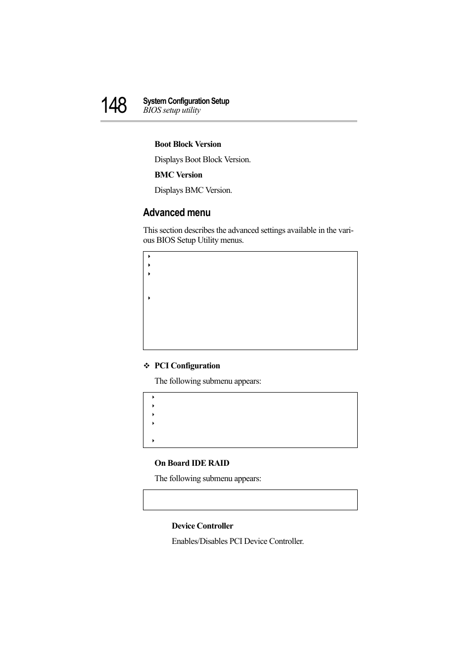 Advanced menu | Toshiba Magnia Z500 User Manual | Page 167 / 242