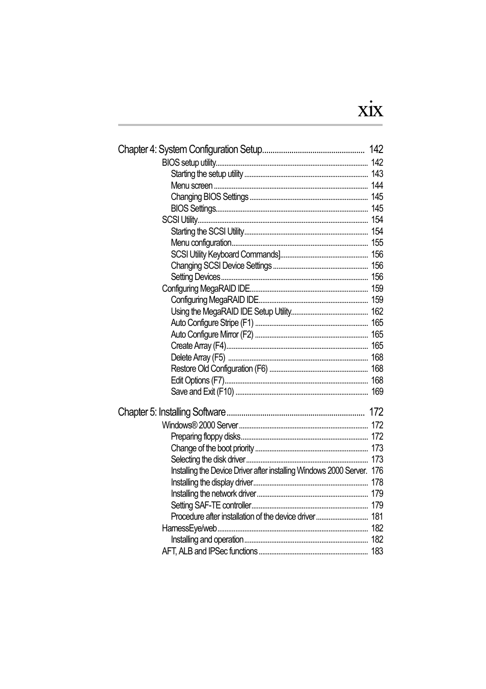 Chapter 4: system configuration setup 142, Chapter 5: installing software 172 | Toshiba Magnia Z500 User Manual | Page 17 / 242