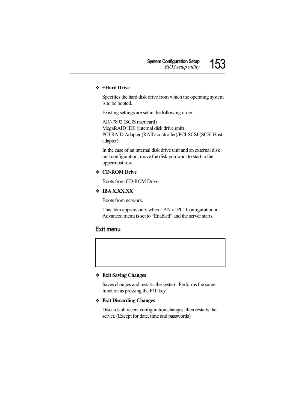 Exit menu | Toshiba Magnia Z500 User Manual | Page 172 / 242