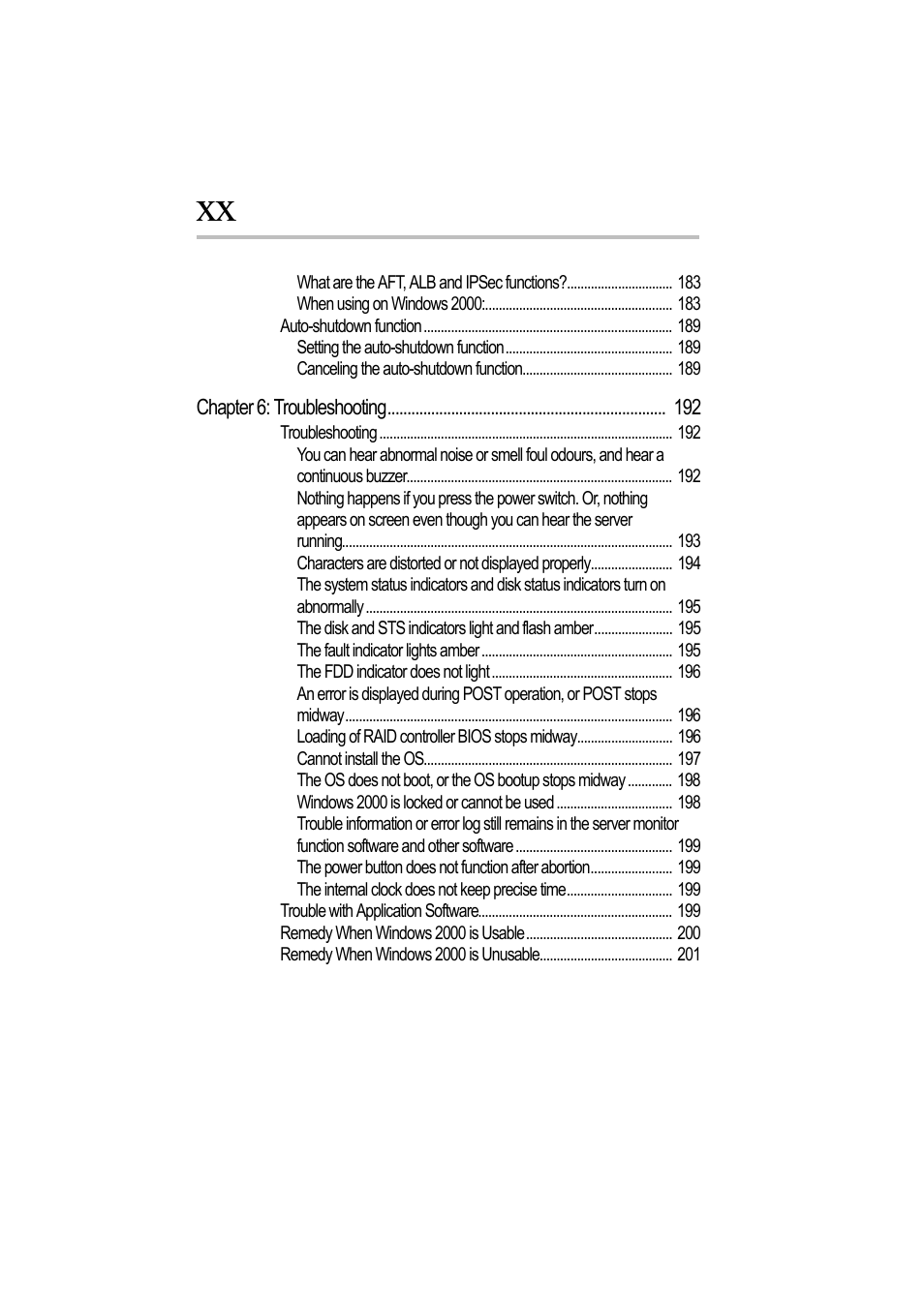 Chapter 6: troubleshooting 192 | Toshiba Magnia Z500 User Manual | Page 18 / 242