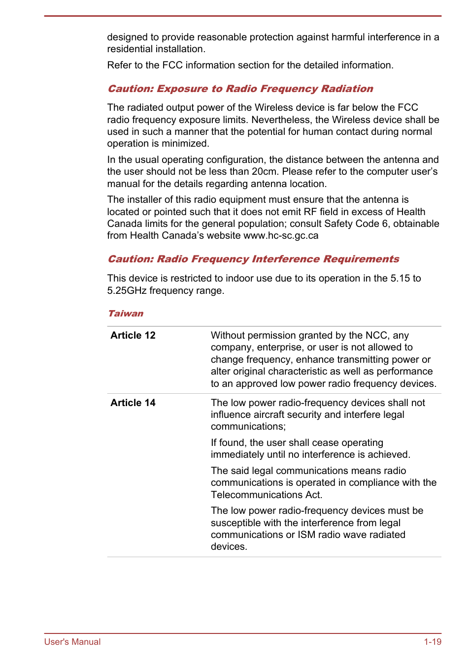 Toshiba Satellite P850 User Manual | Page 23 / 165