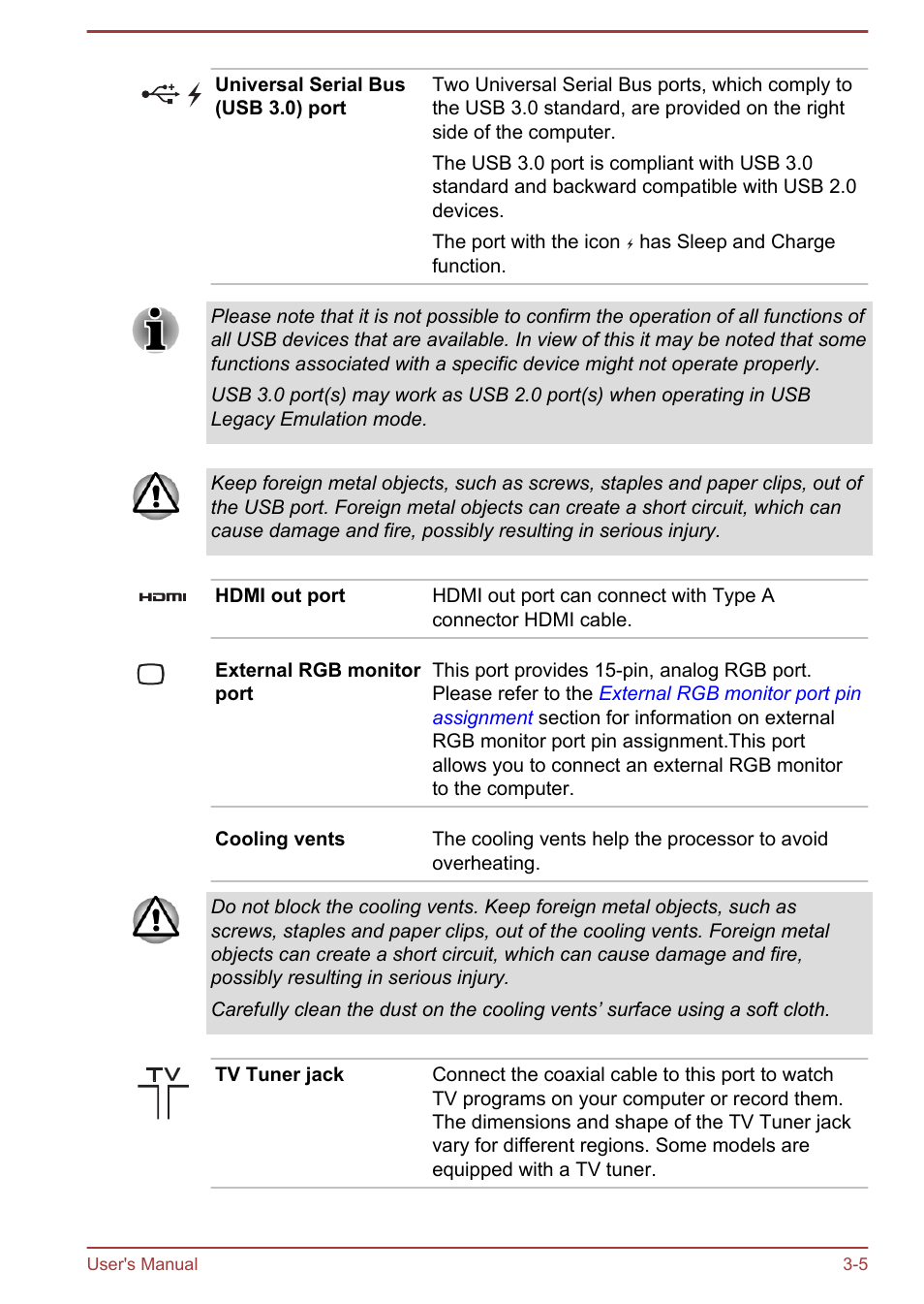 Toshiba Satellite P850 User Manual | Page 45 / 165