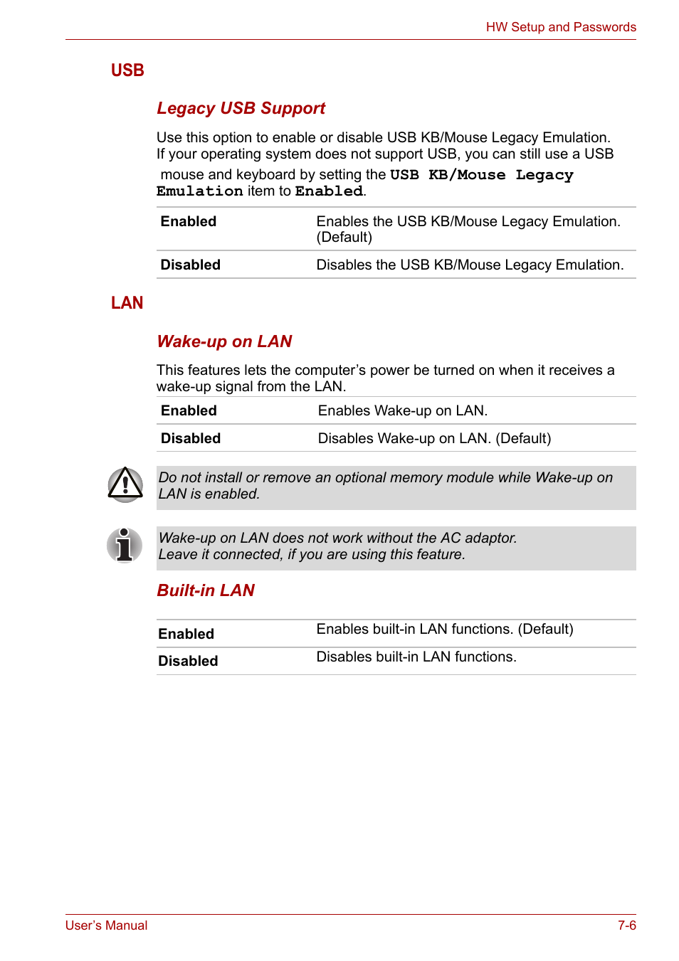 Toshiba Tecra A7 User Manual | Page 112 / 186