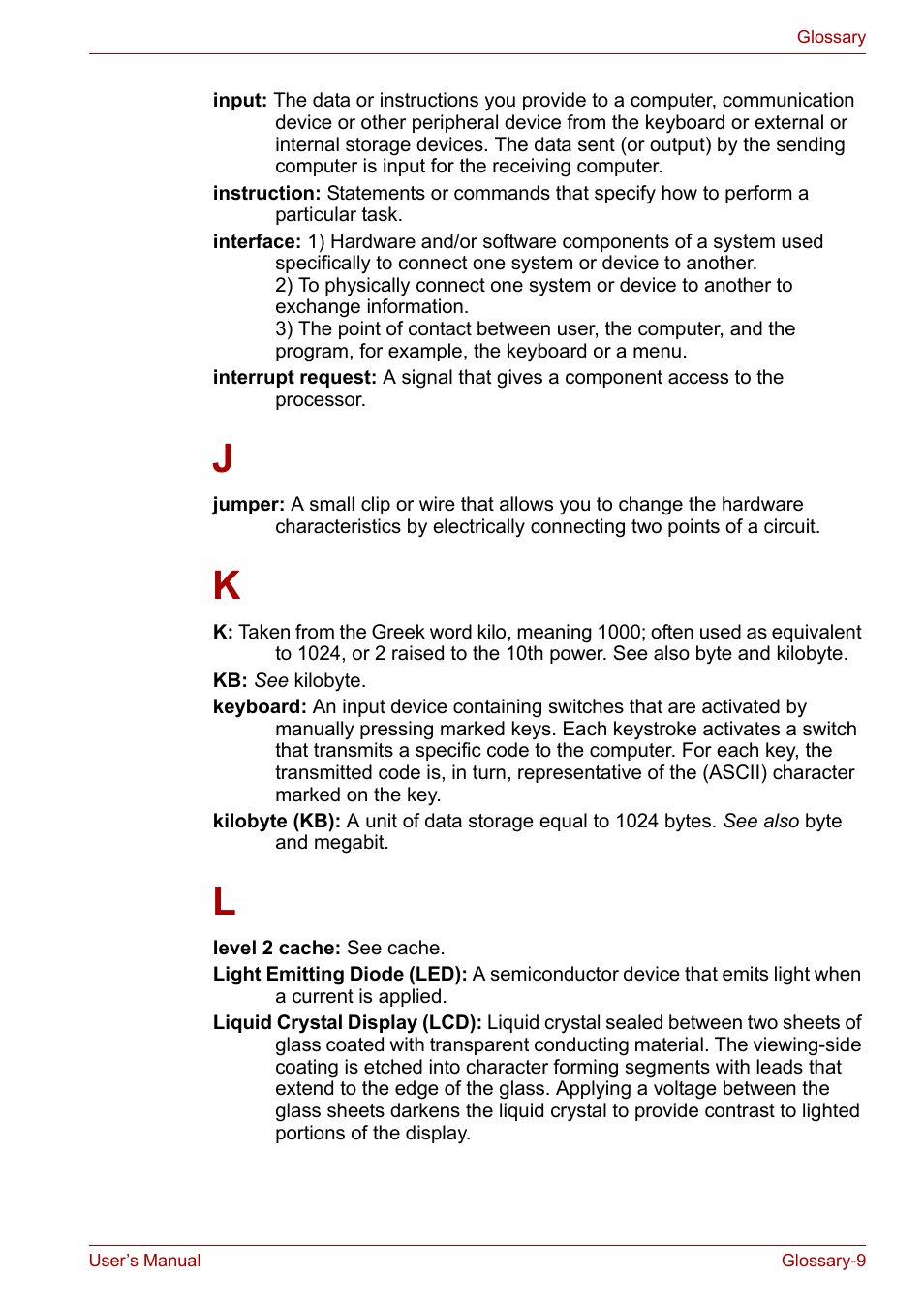 Toshiba Tecra A7 User Manual | Page 177 / 186