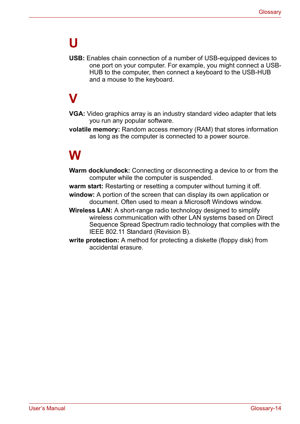 Toshiba Tecra A7 User Manual | Page 182 / 186