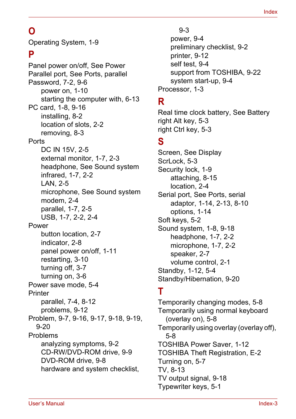 Toshiba Tecra A7 User Manual | Page 185 / 186