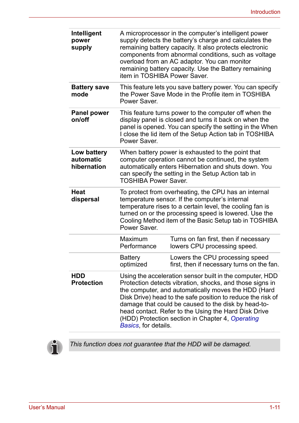 Toshiba Tecra A7 User Manual | Page 27 / 186