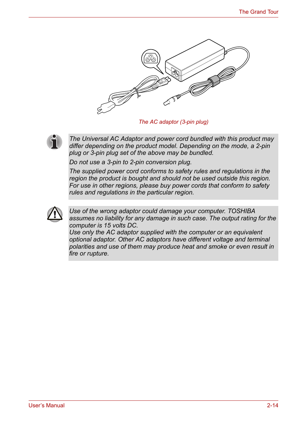 Toshiba Tecra A7 User Manual | Page 44 / 186