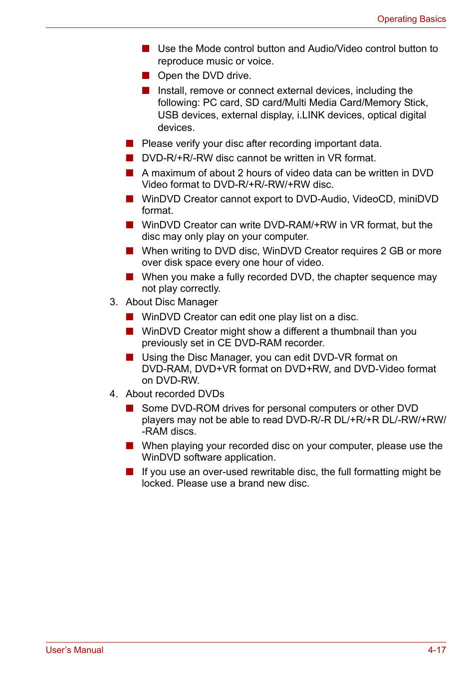 Toshiba Tecra A7 User Manual | Page 72 / 186