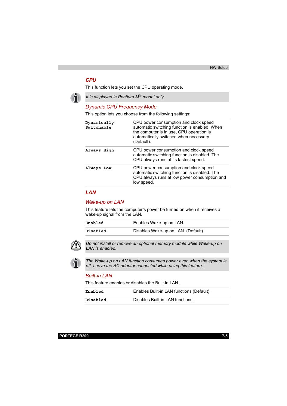 Toshiba Portege R200 (PPR20) User Manual | Page 119 / 187