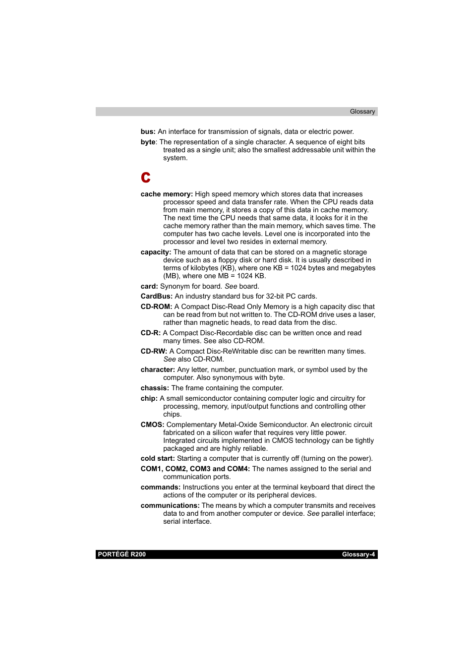 Toshiba Portege R200 (PPR20) User Manual | Page 174 / 187