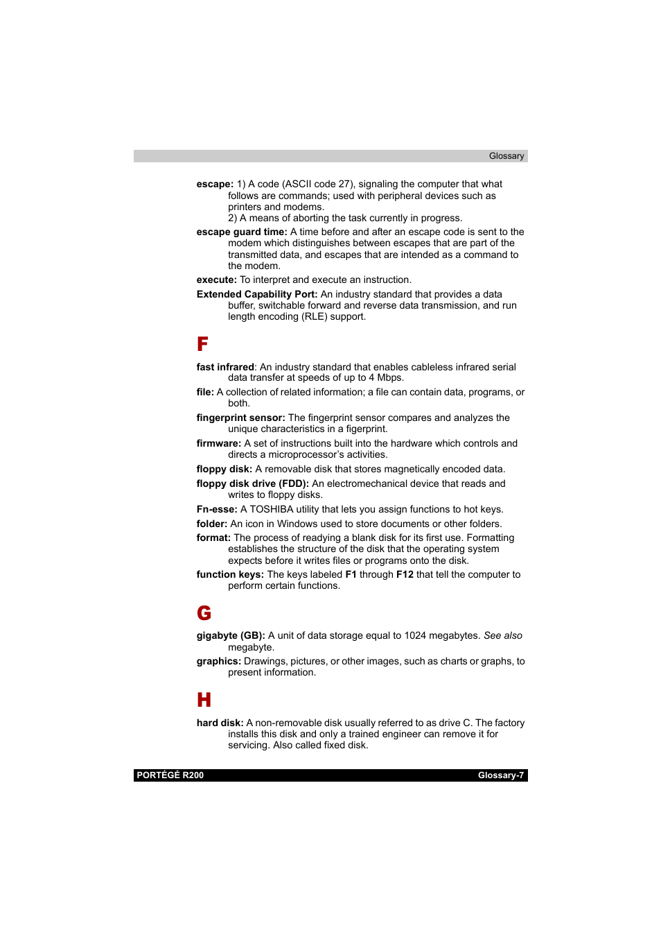 Toshiba Portege R200 (PPR20) User Manual | Page 177 / 187