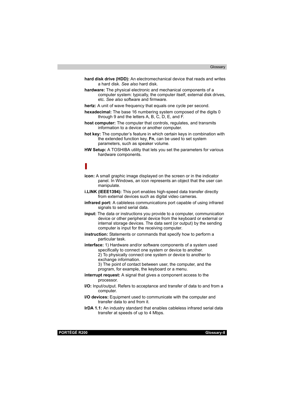 Toshiba Portege R200 (PPR20) User Manual | Page 178 / 187