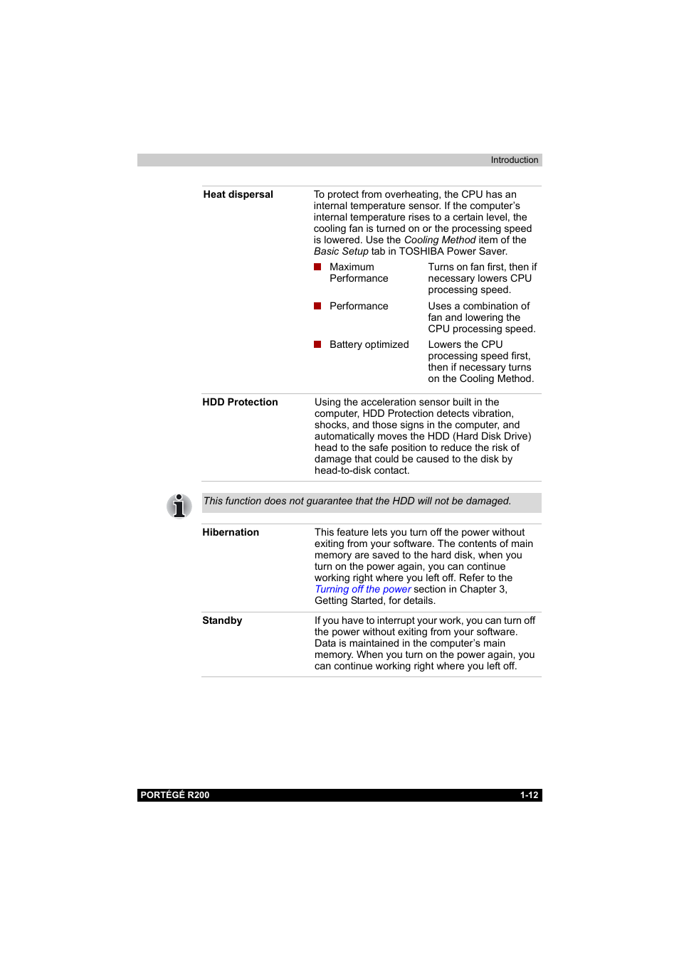 Toshiba Portege R200 (PPR20) User Manual | Page 28 / 187