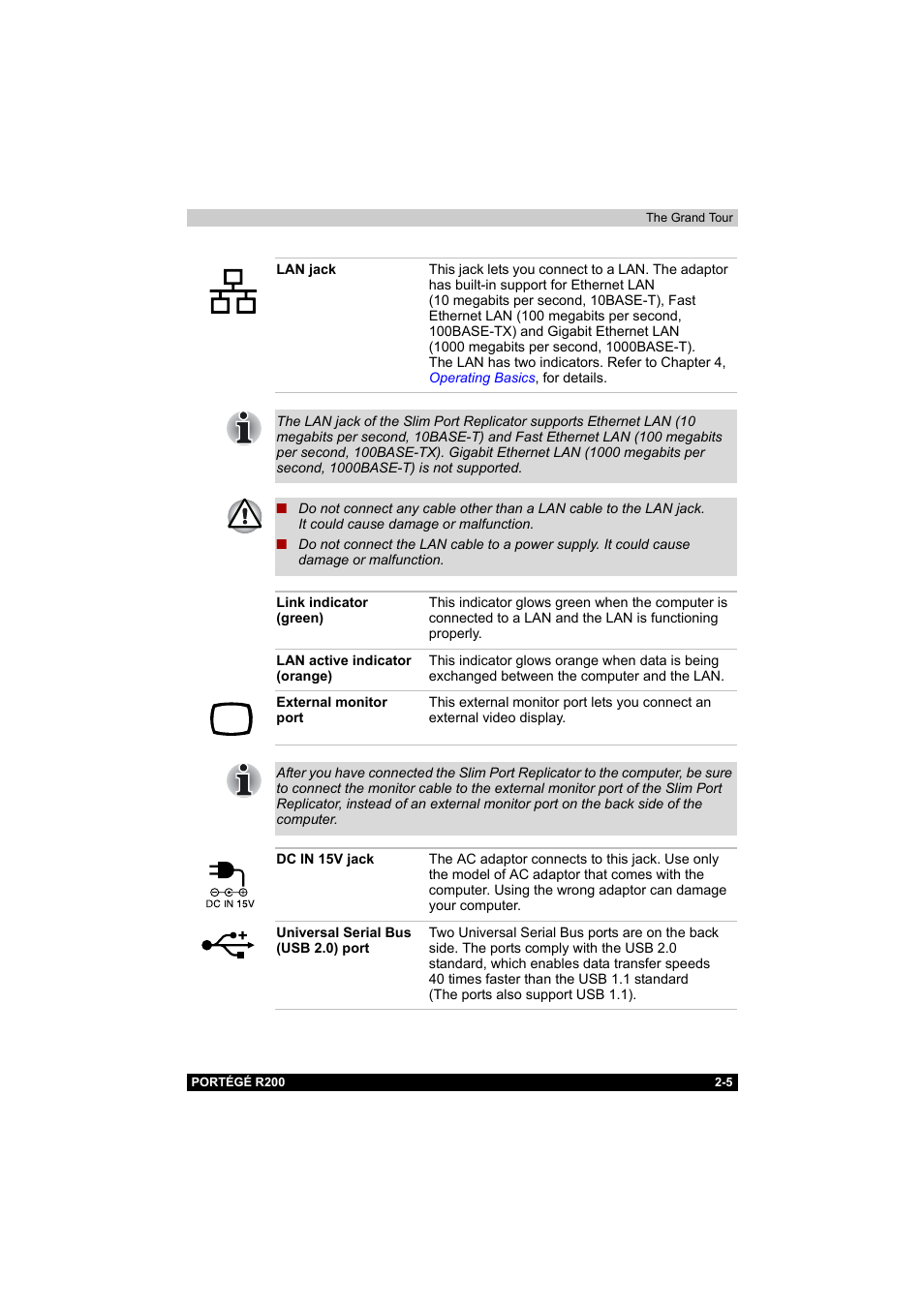 Toshiba Portege R200 (PPR20) User Manual | Page 37 / 187