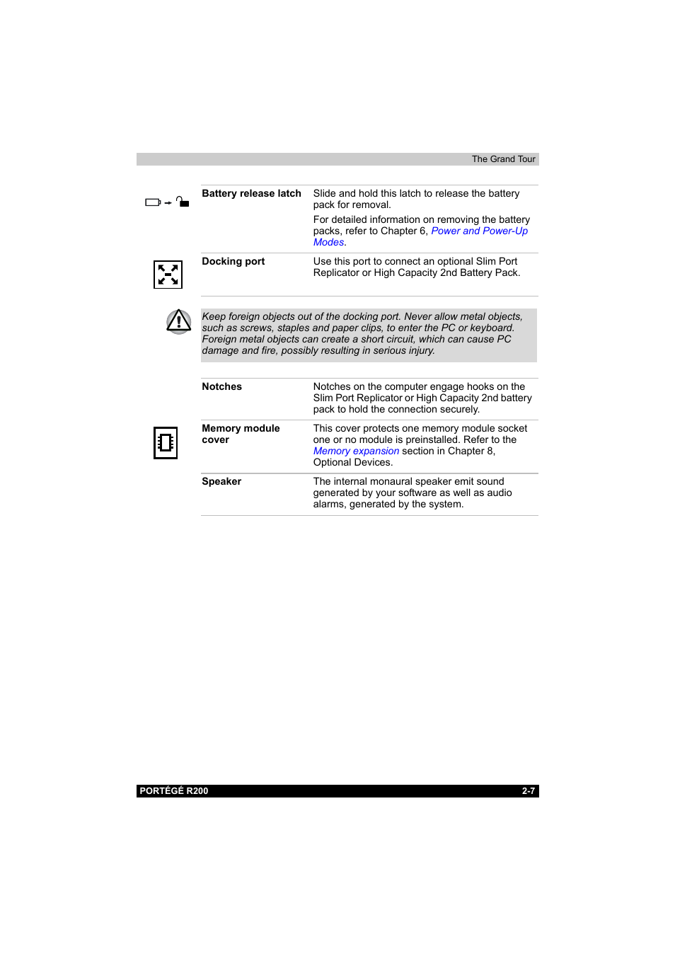 Toshiba Portege R200 (PPR20) User Manual | Page 39 / 187