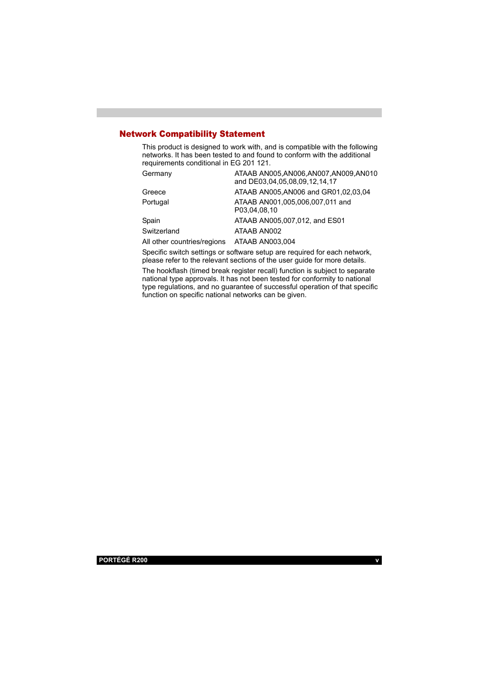 Toshiba Portege R200 (PPR20) User Manual | Page 5 / 187