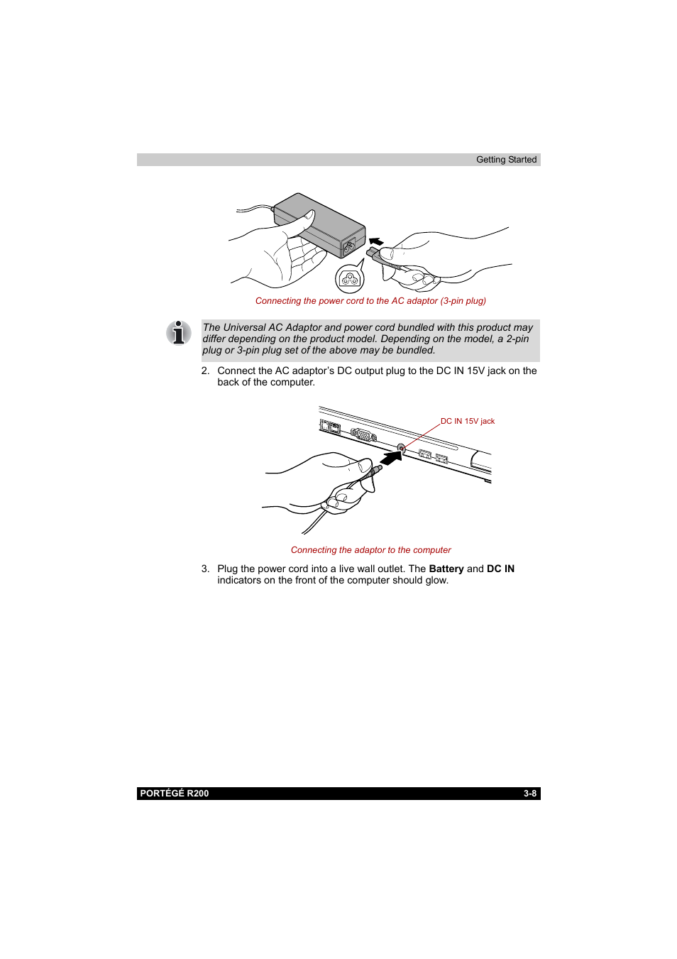Toshiba Portege R200 (PPR20) User Manual | Page 55 / 187