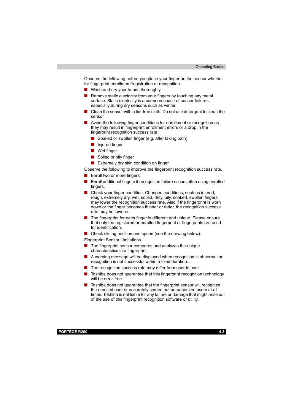 Toshiba Portege R200 (PPR20) User Manual | Page 65 / 187