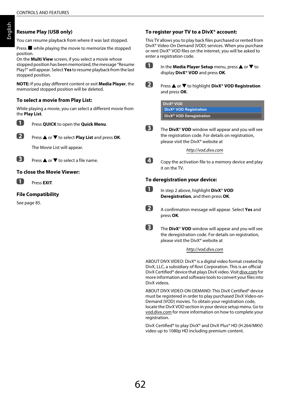 Toshiba SL980 User Manual | Page 62 / 90