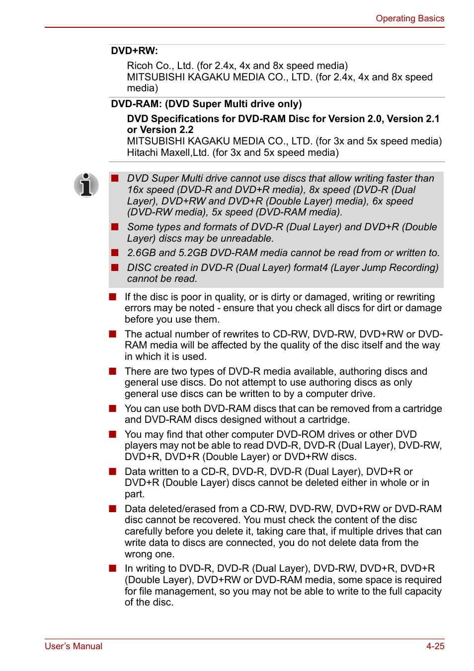 Toshiba Portege A600 User Manual | Page 112 / 218
