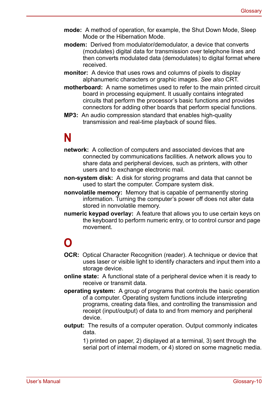 Toshiba Portege A600 User Manual | Page 211 / 218