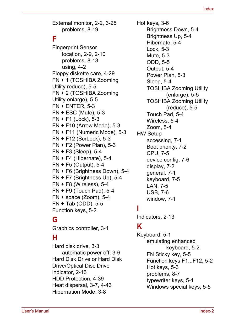 Toshiba Portege A600 User Manual | Page 216 / 218
