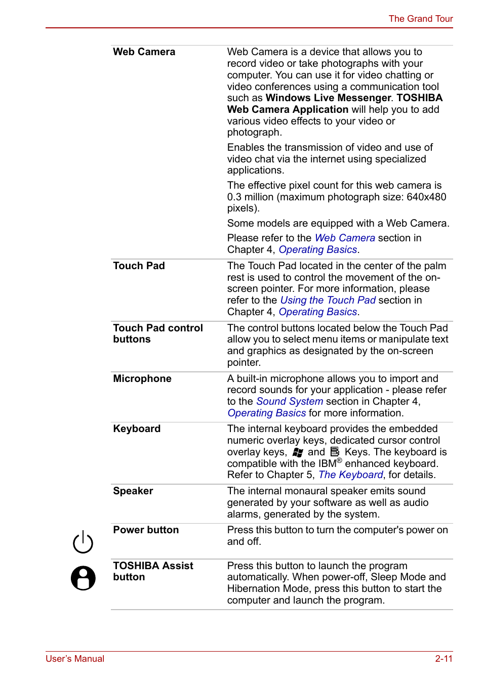 Toshiba Portege A600 User Manual | Page 47 / 218