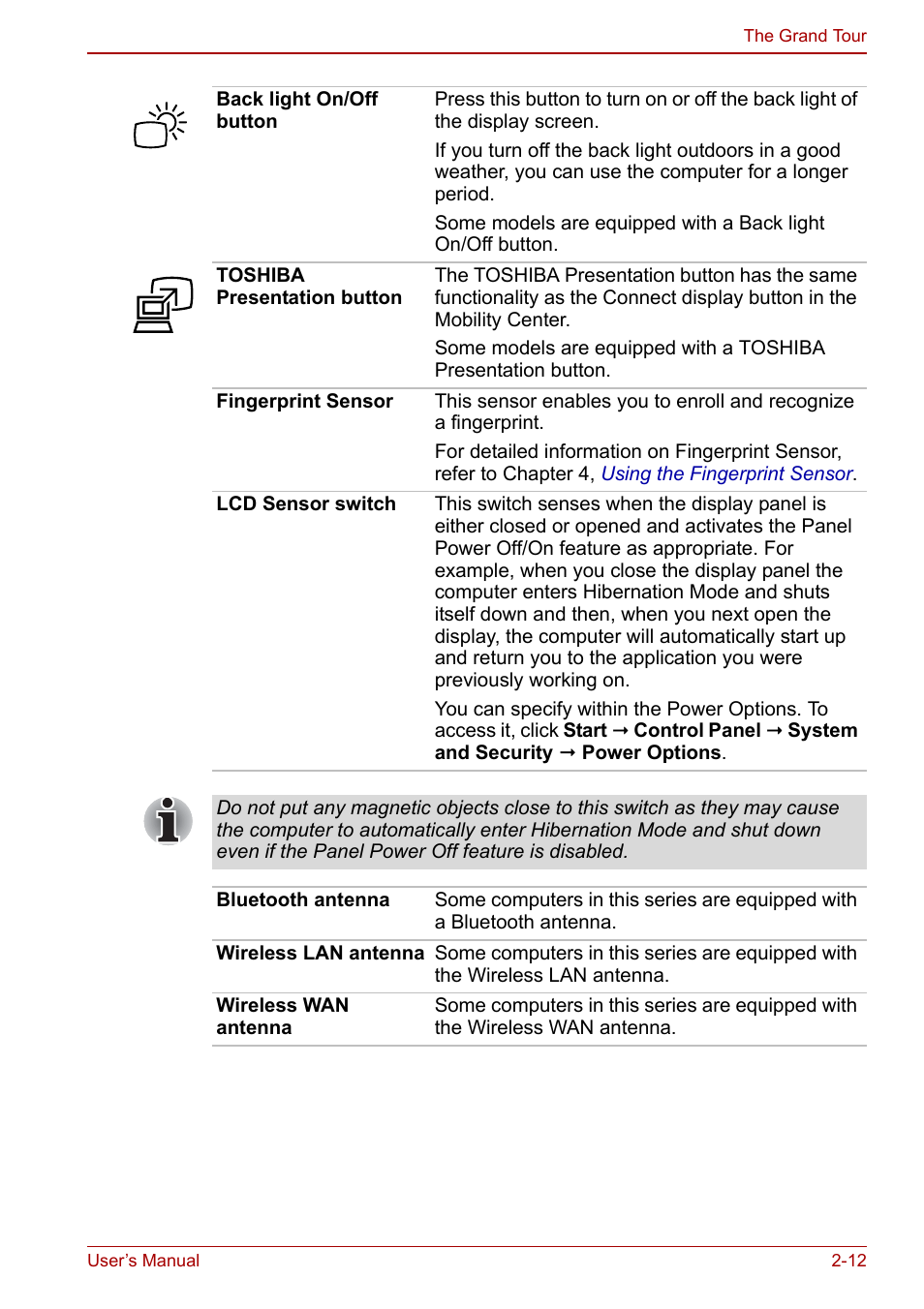 Toshiba Portege A600 User Manual | Page 48 / 218