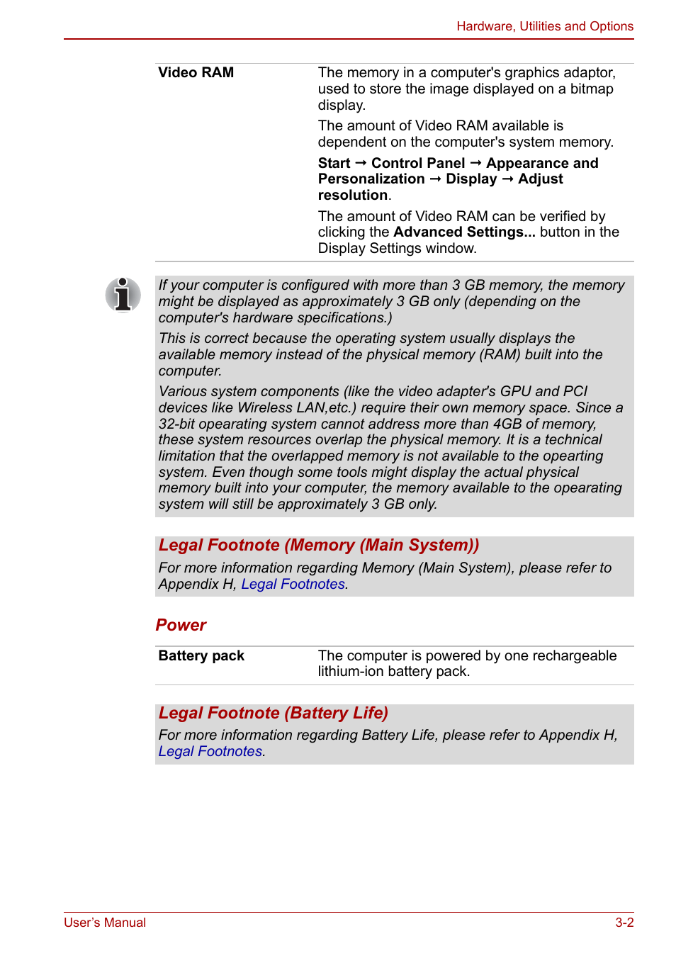 Toshiba Portege A600 User Manual | Page 57 / 218