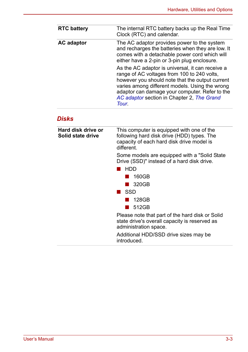 Toshiba Portege A600 User Manual | Page 58 / 218